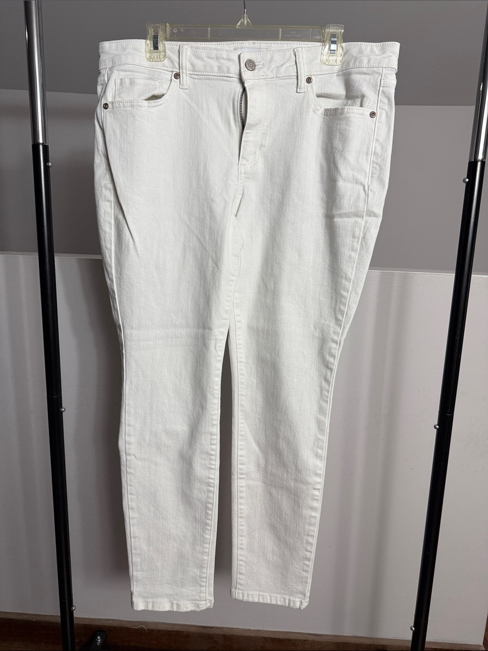 White Skinny Stretch Jeans